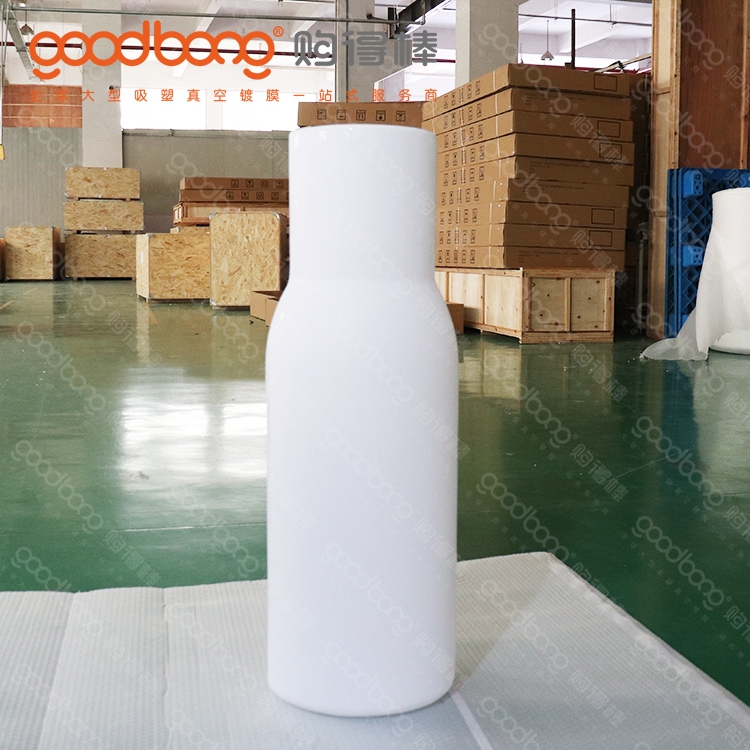 亞克力吸塑三維立體瓶子造型燈箱的制作方法